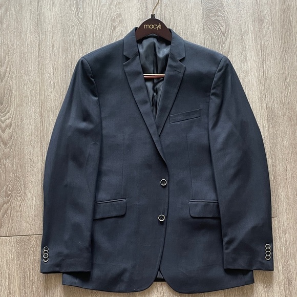 Kenneth Cole Elegant Dark Blazer - Picture 1 of 4